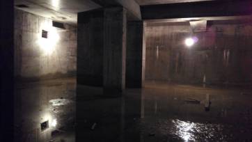 Подземный паркинг строящегося ЖК бизнес-класса